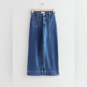 Good condition classic other stories patch pocket wide leg jeans